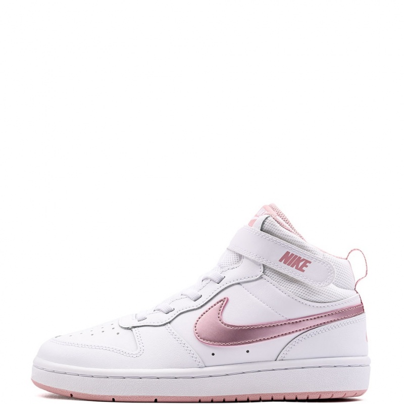 Nike Court Borough Mid 2 Детски кецове CD7783-105