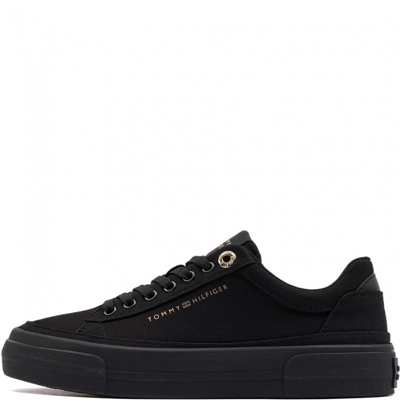 Tommy Hilfiger Foxing Platform Canvas Дамски кецове FW0FW09480BDS