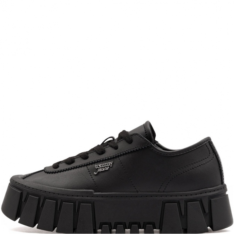 Tommy Hilfiger Platform Sneaker Leather Дамски кецове EN0EN03165BDS