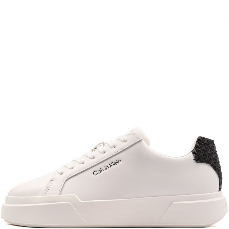 Calvin Klein Chunky Cups LaceUp Leather AOP BT Мъжки кецове HM0HM0230101W