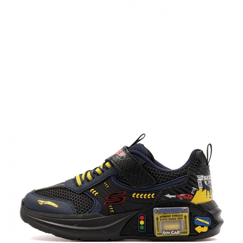 Skechers Garage Детски маратонки 402150L-BKNV
