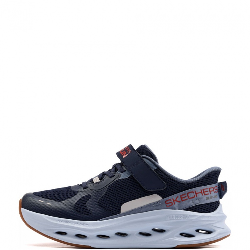 Skechers Max Cushioning Glide-Step Детски маратонки 404206L-NVY