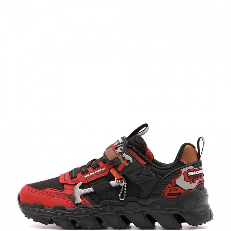 Skechers Mega-Flex Lite-Tuff Toolz Детски маратонки 402130L-RDBK