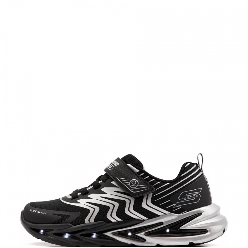 Skechers S Lights-Flex-Glow Ultra-Prism-Pacer Детски маратонки 400141LC-BKSL