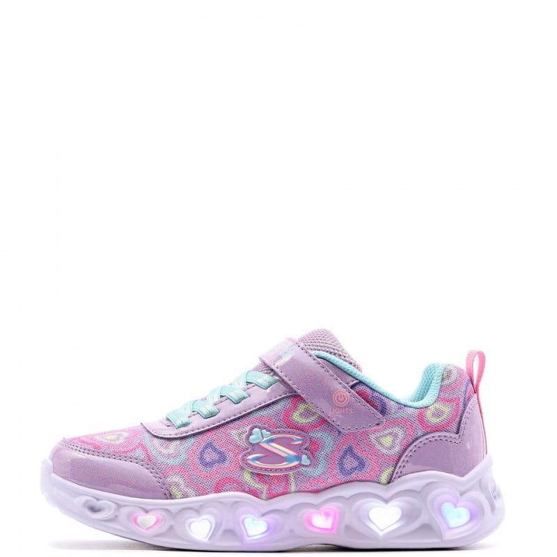 Skechers S Lights-Heart Lights-Boogie Love Детски маратонки 303257L-LVMT