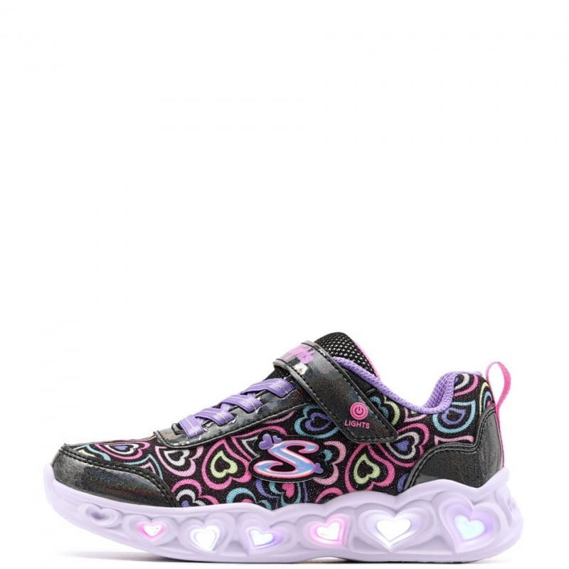 Skechers S Lights-Heart Lights-Boogie Love Детски маратонки 303257L-BKMT