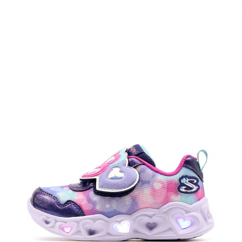 Skechers S Lights-Heart Lights-Lovin Reflection Детски маратонки 302693N-NVHP