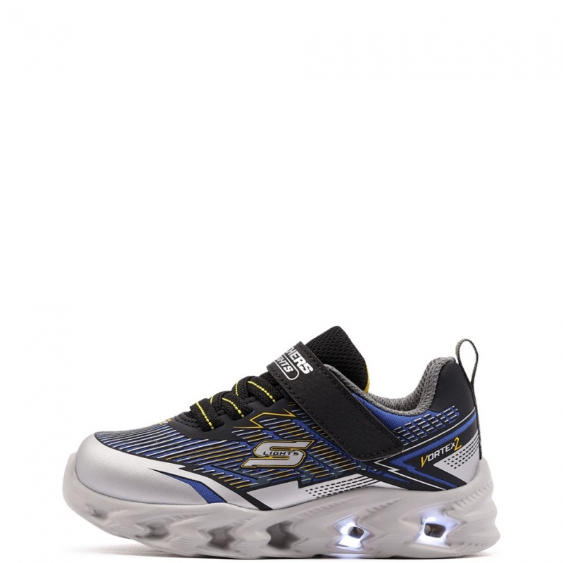  Skechers S Lights-Vortex 2.0-Veltrox Детски маратонки 400605N-SLBK