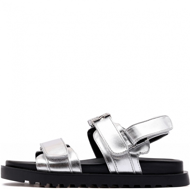Guess Fabelis Дамски сандали FLJFBLLEL03-SILVE