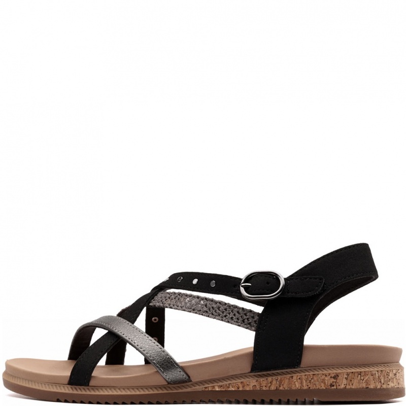 Skechers Desert Kiss Low-Seaside Sling Дамски сандали 114713-BLK