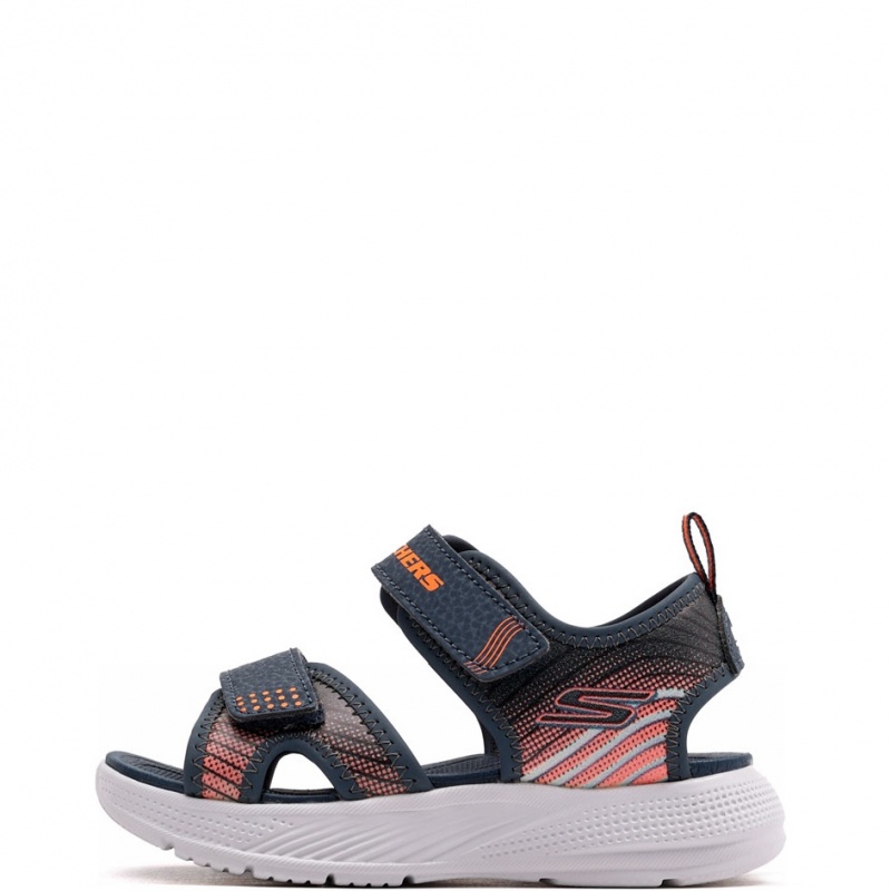 Skechers Microspec-Splash Детски сандали 407034N-NVOR