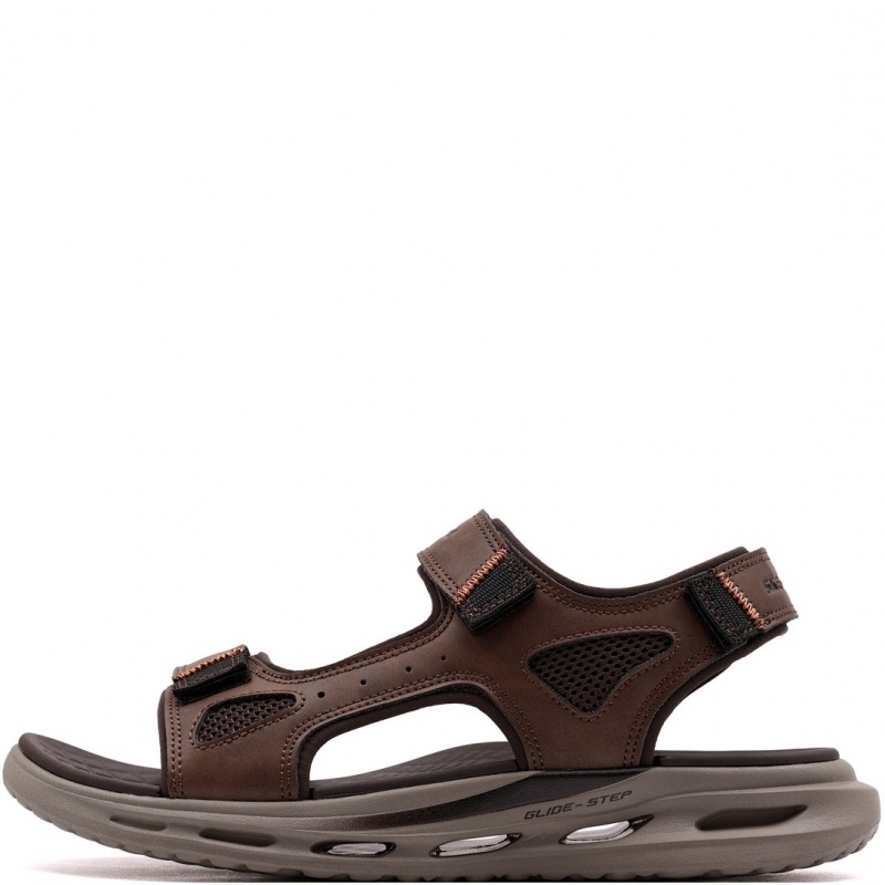 Skechers Orvan SD-Gamble Мъжки сандали 211371-BRN