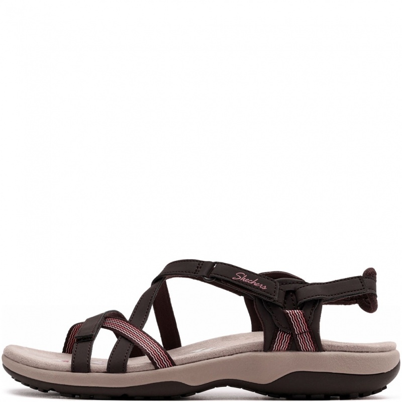 Skechers Reggae Slim-Sun Array Дамски сандали 163115-CHOC