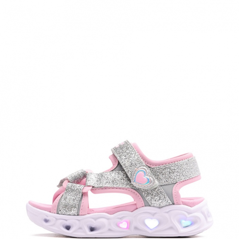 Skechers S Lights-Heart Lights-Sugar Sparks Детски сандали 303114N-SLPK