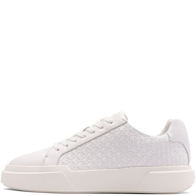 Calvin Klein Chunky Cupsole LaceUp Leather AOP Мъжки спортни обувки YM0YM013830K4