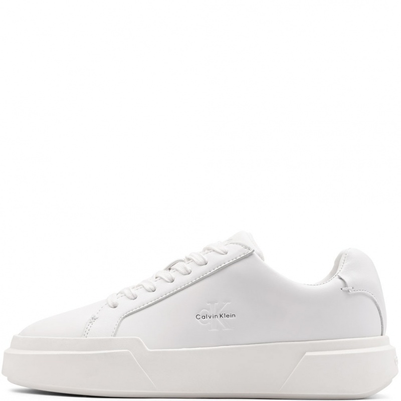 Calvin Klein Chunky Cupsole LaceUp Leather WN Дамски спортни обувки YW0YW019470K4