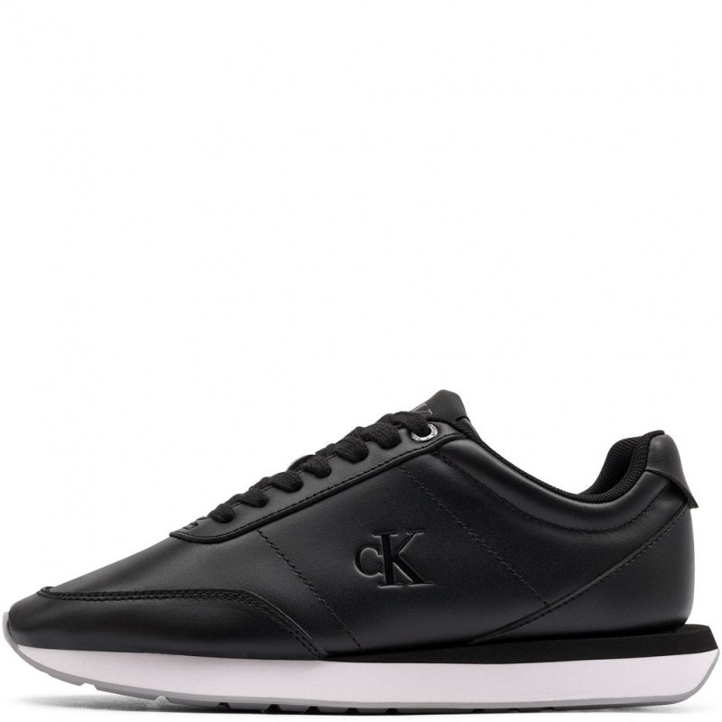Calvin Klein Retro Runner Lace Up Leather MG Дамски спортни обувки YW0YW0194201N