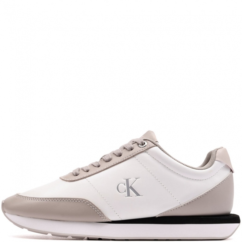 Calvin Klein Retro Runner Lace Up Leather MG Дамски спортни обувки YW0YW019420IR