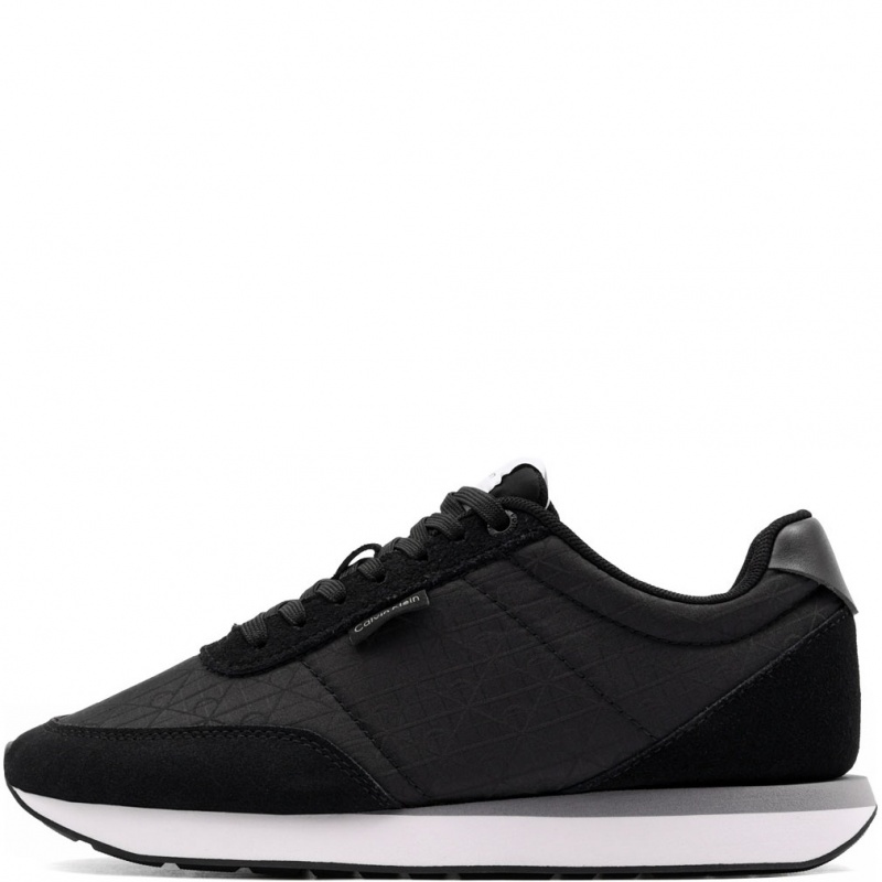 Calvin Klein Retro Runner LaceUp AOP NYL Дамски спортни обувки HW0HW02995BEH