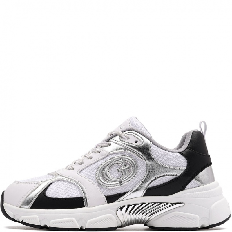 Guess Ibitha Дамски спортни обувки FLTIBIELE12-WHBLK