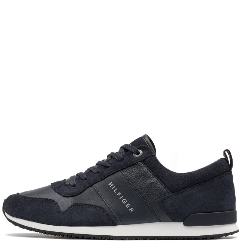 Tommy Hilfiger Iconic Leather Suede Mix Runner Мъжки спортни обувки FM0FM00924-403
