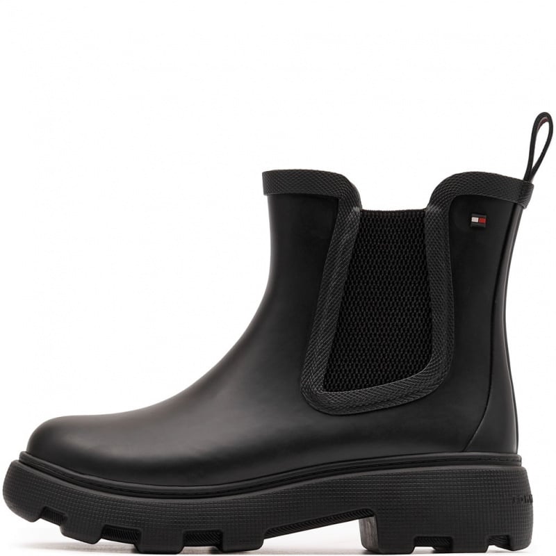 Tommy Hilfiger Flag Ankle RainBoot Warm Lining Дамски зимни обувки FW0FW08974BDS