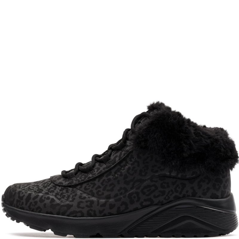 Skechers Uno Lite-Cozy Leopard Зимни обувки 310362L-BBK