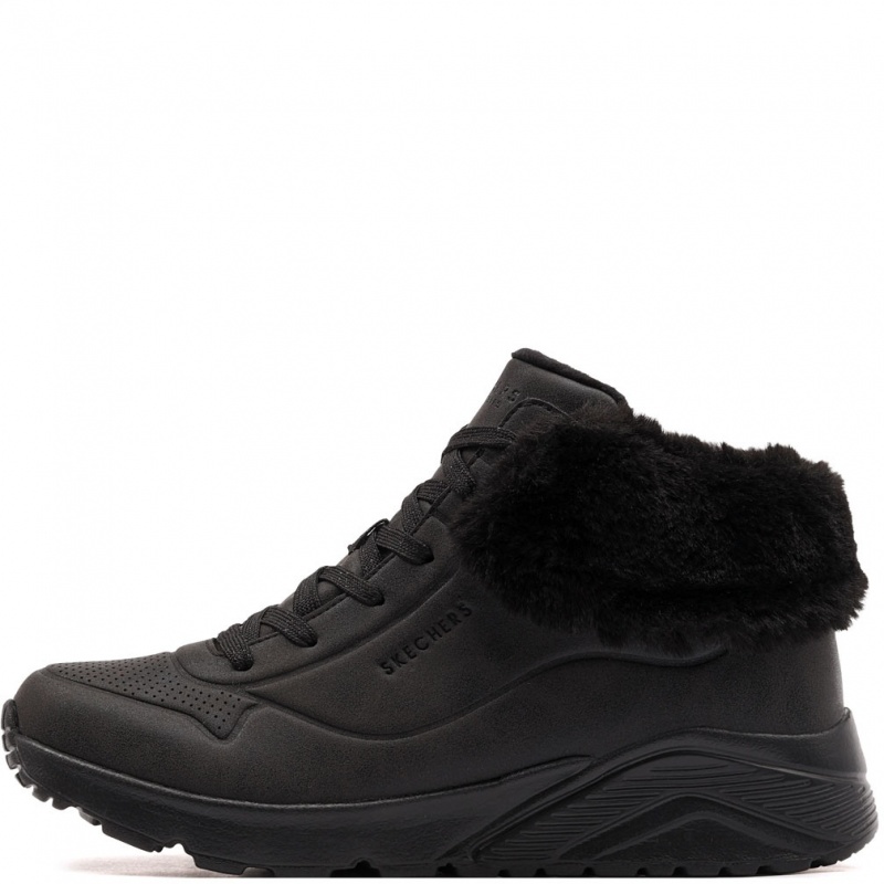 Skechers Uno Lite-Cute Fur You Зимни обувки 310928L-BBK