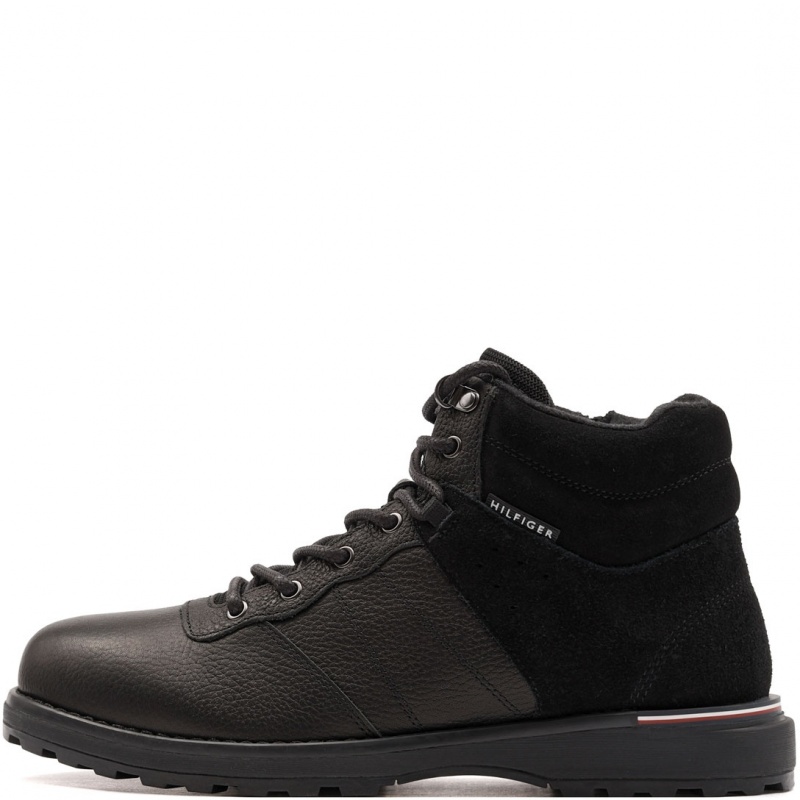 Tommy Hilfiger Corporate Outdoor Warm Leather Boot Мъжки зимни обувки FM0FM05991BDS