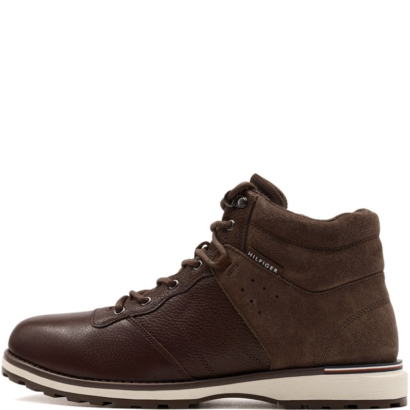 Tommy Hilfiger Corporate Outdoor Warm Leather Boot Мъжки зимни обувки FM0FM05991GT6