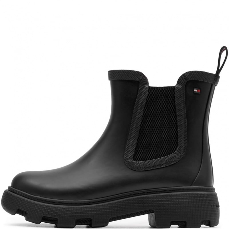 Tommy Hilfiger Flag Ankle RainBoot Warm Lining Дамски зимни обувки FW0FW08974BDS
