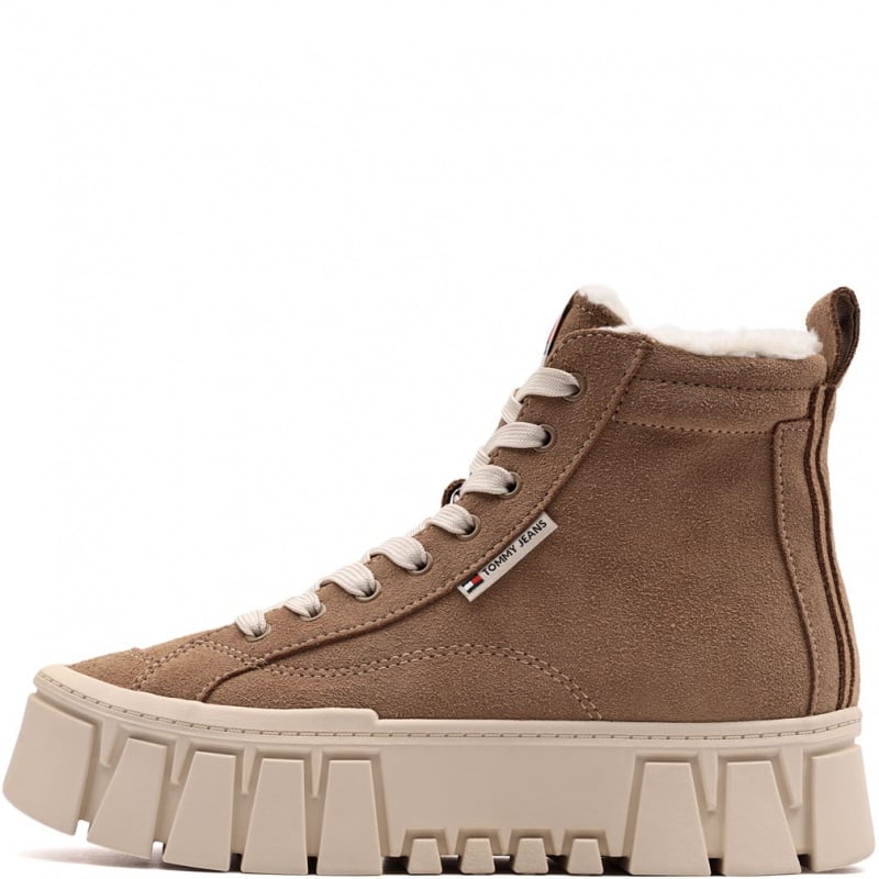 Дамски зимни обувки Tommy Hilfiger TJW Vulc Flatform Suede WL EN0EN02894RBH Tommy Hilfiger TJW Vulc Flatform Suede WL Дамски зимни обувки EN0EN02894RBH